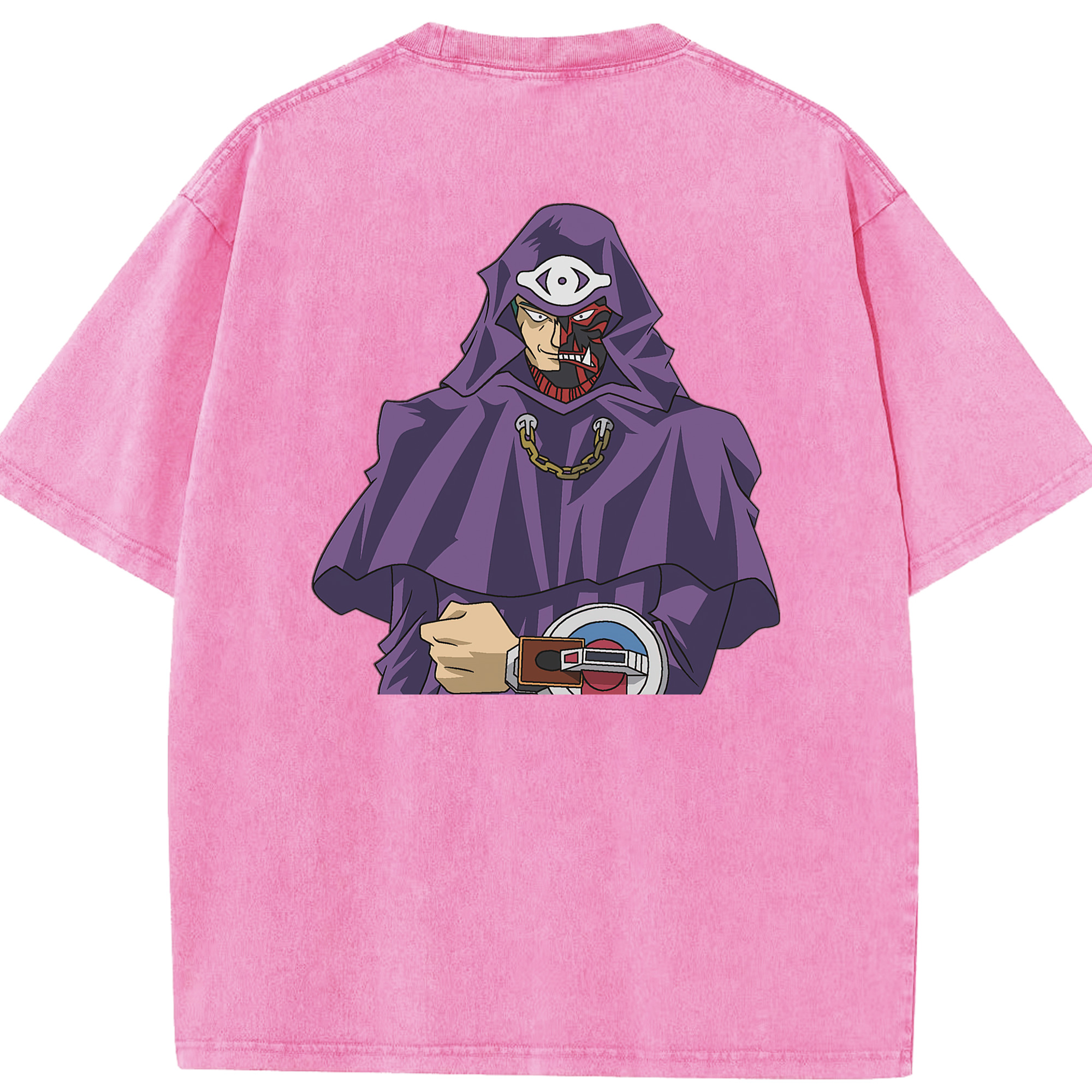 （画像用） 遊☆戯☆王 Yu-Gi-Oh! 綿100% ヴィンテージ風 半袖Tシャツ（背面プリント）